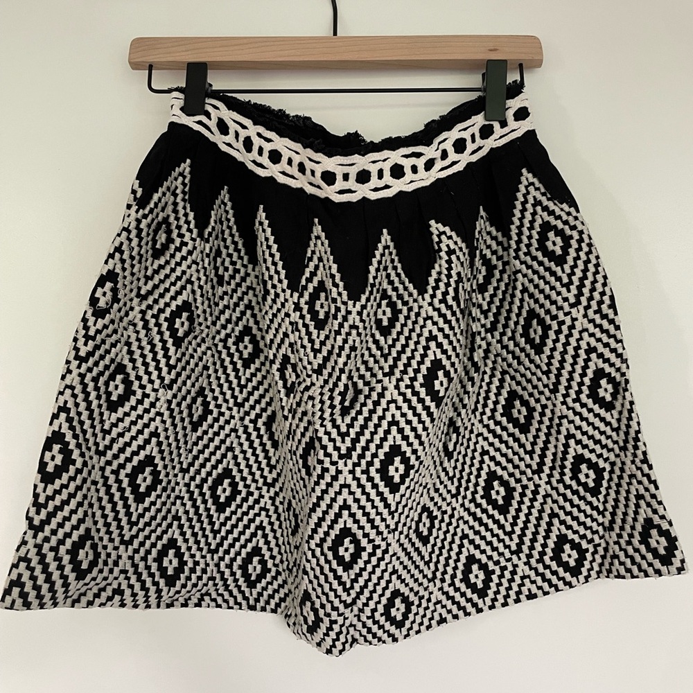 Free People geometric skirt